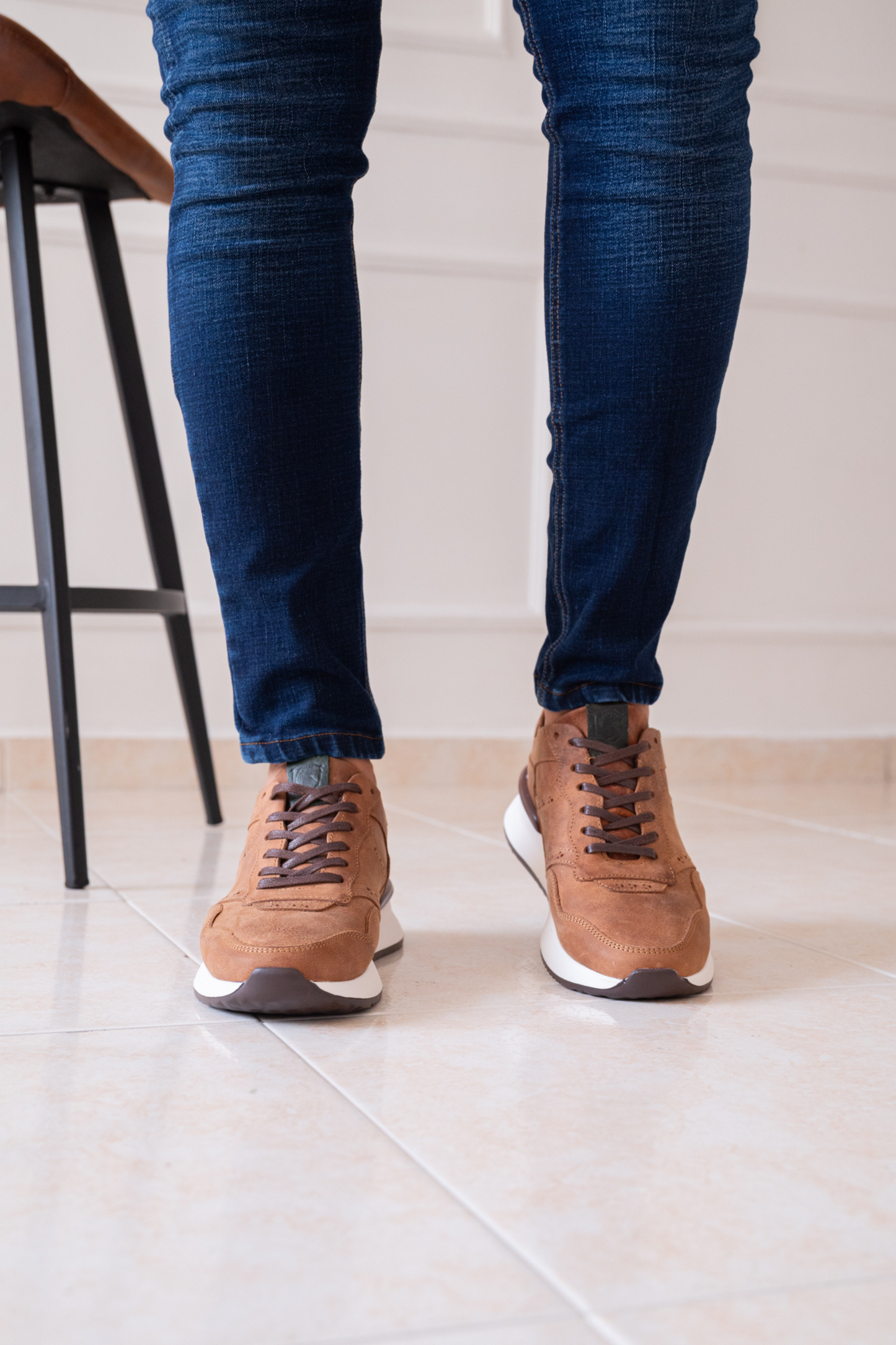 TENIS PARA HOMBRE EN CUERO SANGRIA REF: 3255 DARMOUTH
