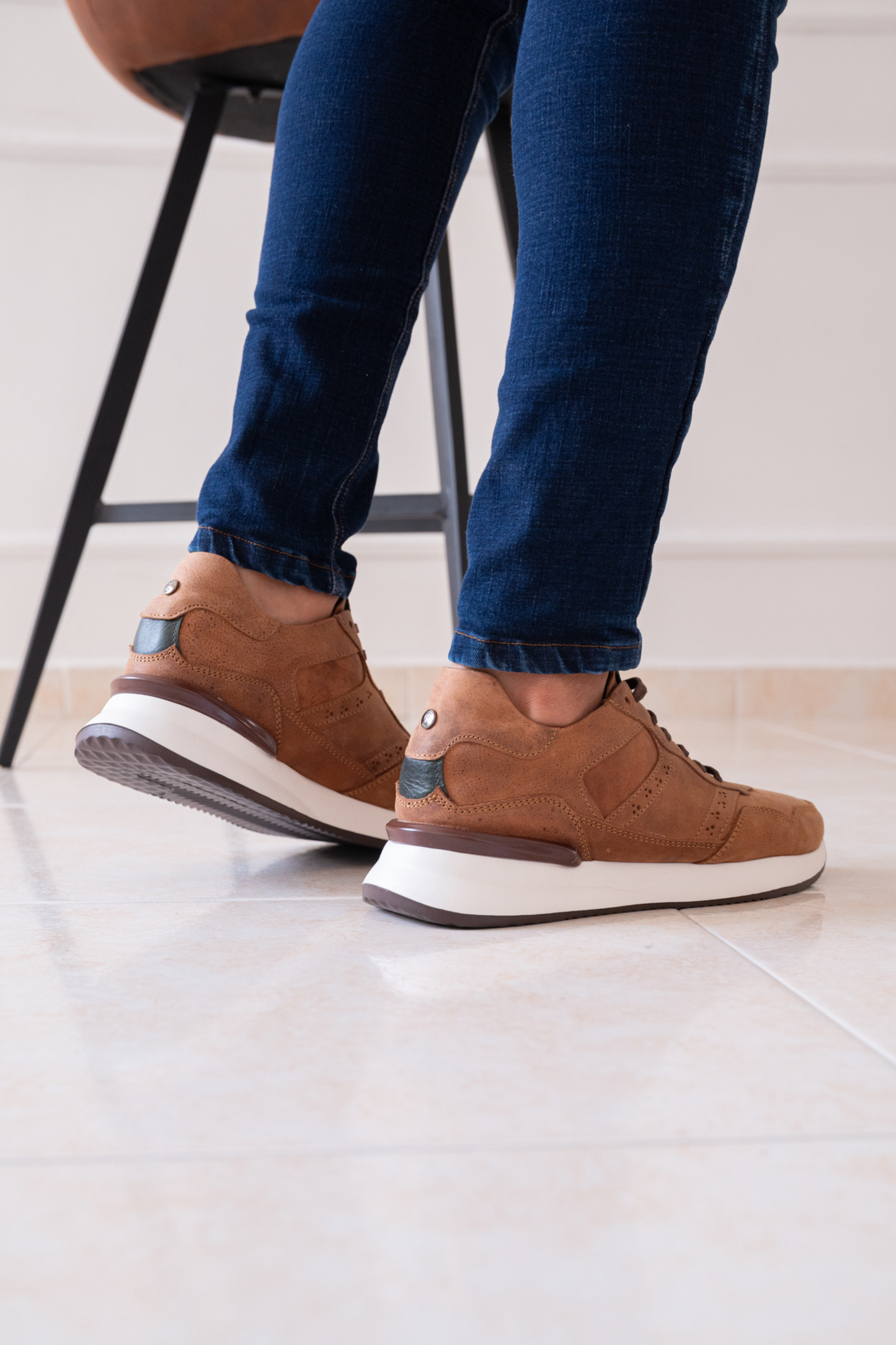 TENIS PARA HOMBRE EN CUERO SANGRIA REF: 3255 DARMOUTH