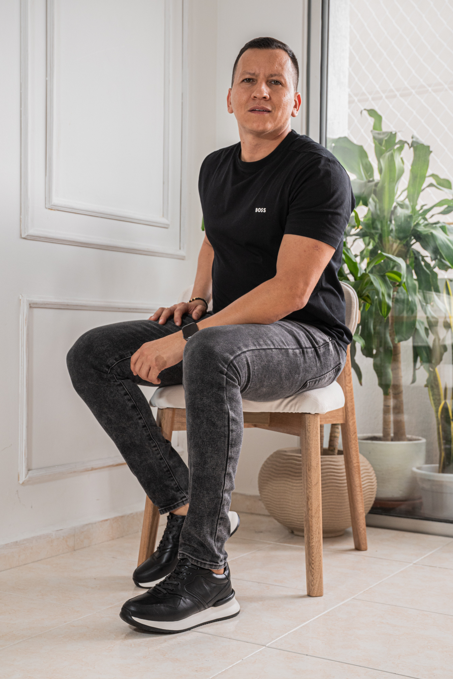 TENIS CUERO NEGRO PARA HOMBRE REF: 3211 VENECIA