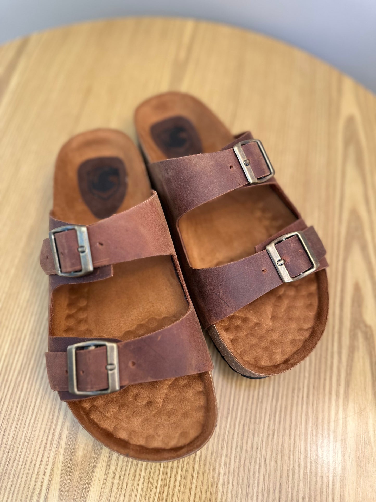 SANDALIAS PARA HOMBRE EN CUERO RUSTICO CATALUÑA REF: 55 FARID