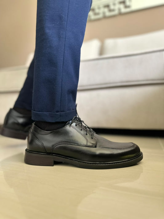 ZAPATO PARA HOMBRE EN CUERO NEGRO | REF BAITSI