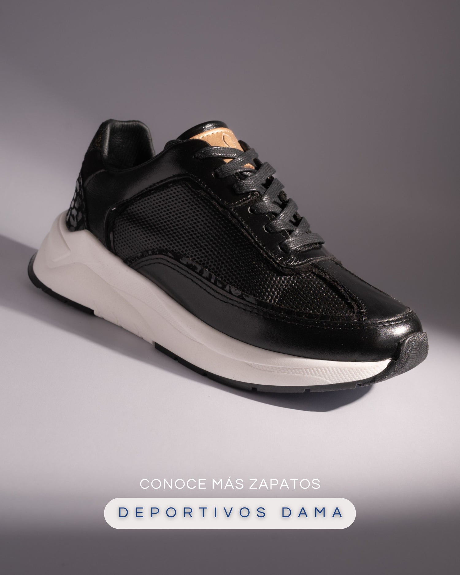 TENIS EN CUERO PARA DAMA