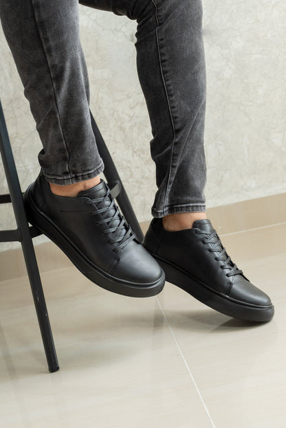 TENIS PARA HOMBRE EN CUERO NEGRO | REF NEBRASKA 3312
