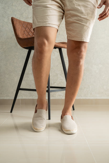 ALPARGATA EN TEXTIL BEIGE PARA HOMBRE | REF HOBART