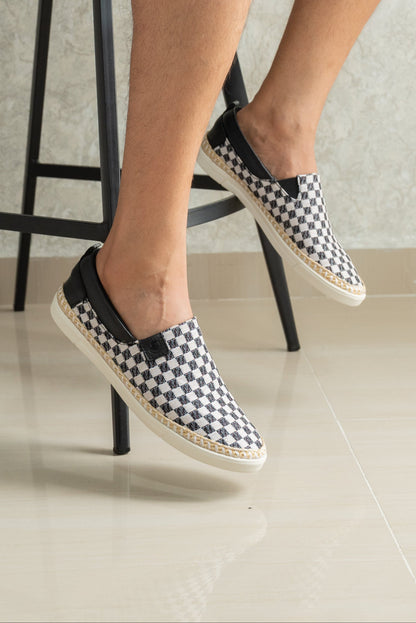 ALPARGATA EN TEXTIL AJEDREZ PARA HOMBRE | REF HOBART