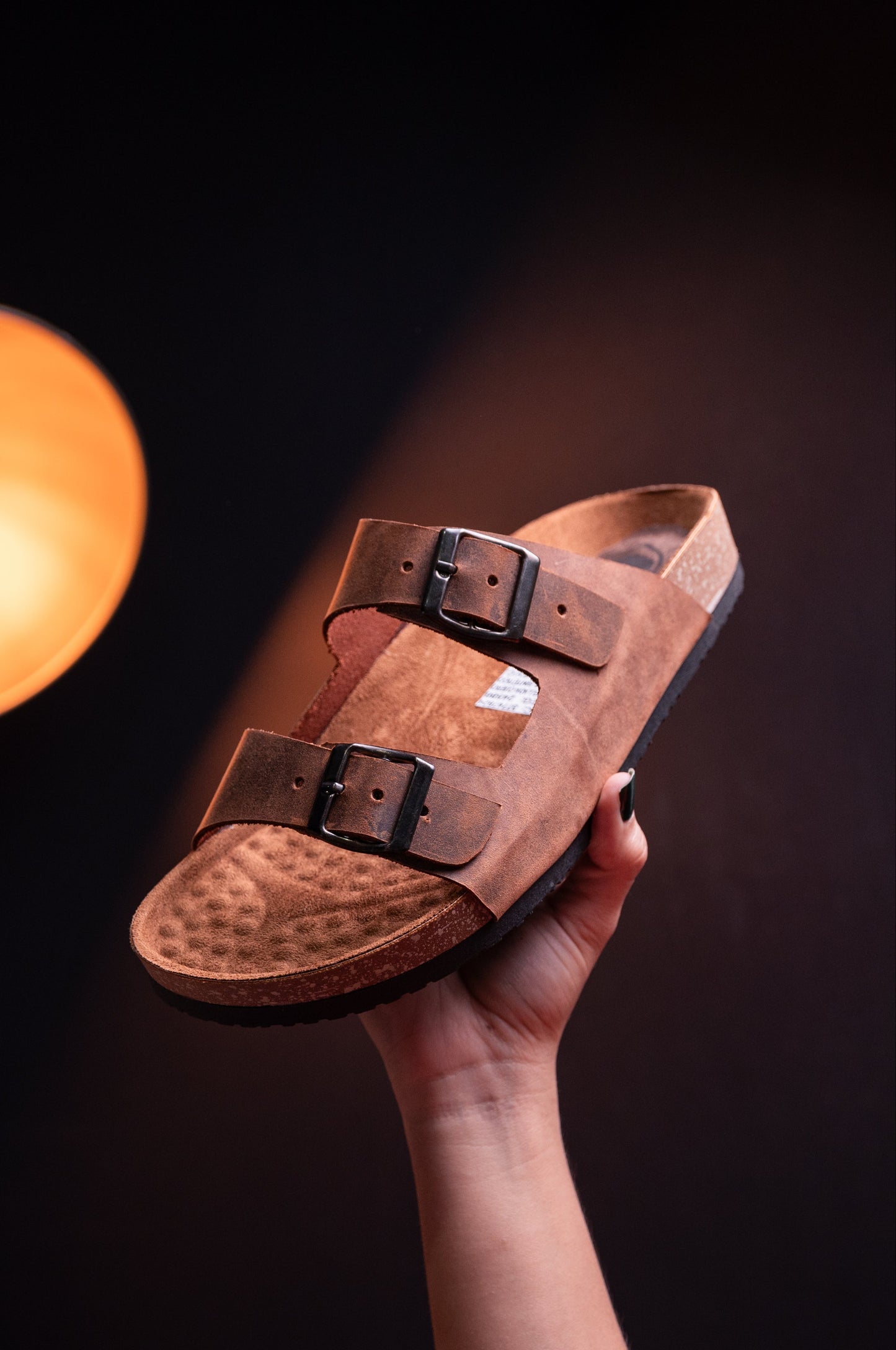 SANDALIAS PARA HOMBRE EN CUERO RUSTICO CATALUÑA REF: 55 FARID