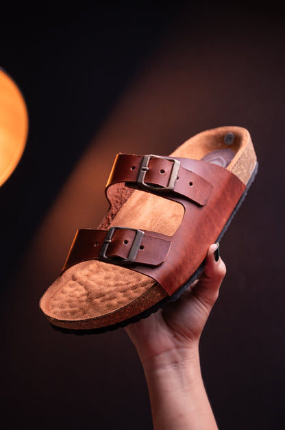 SANDALIAS PARA HOMBRE EN CUERO REF: 55 FARID