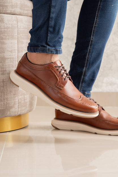 ZAPATOS PARA HOMBRE EN CUERO MIEL | REF BOLIVAR TR