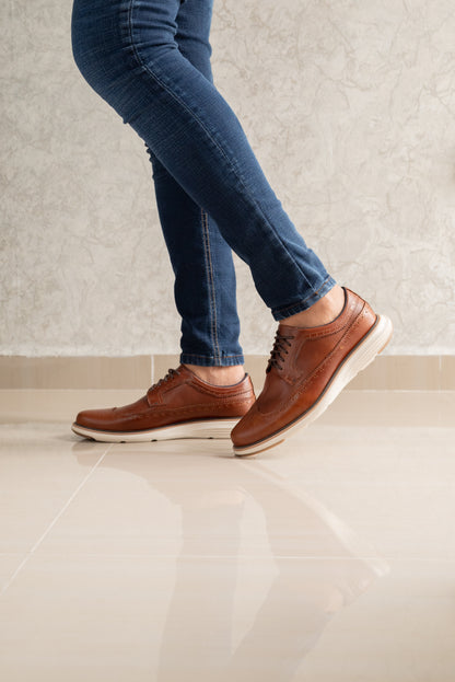 ZAPATOS PARA HOMBRE EN CUERO MIEL | REF BOLIVAR TR