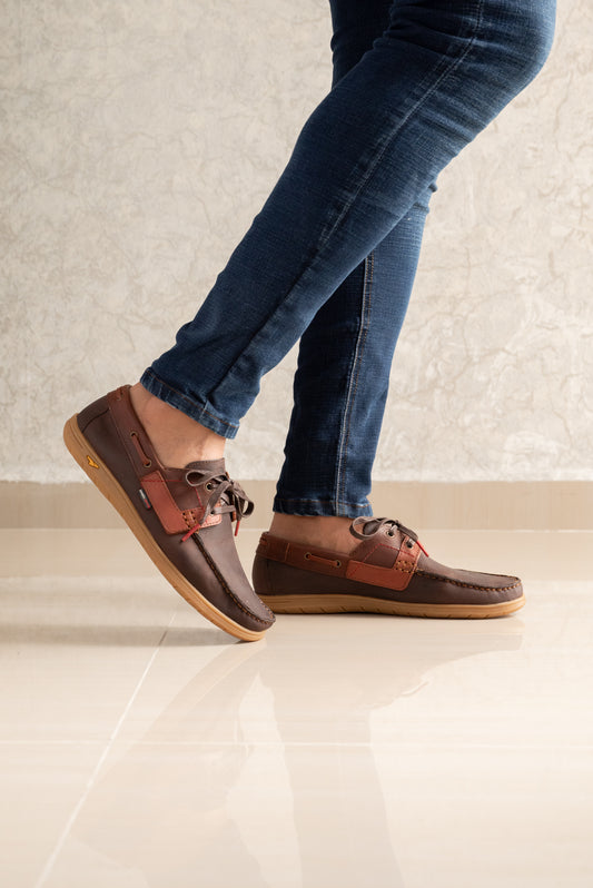 MOCASINES EN CUERO RUSTICO PARA HOMBRE | REF THUN