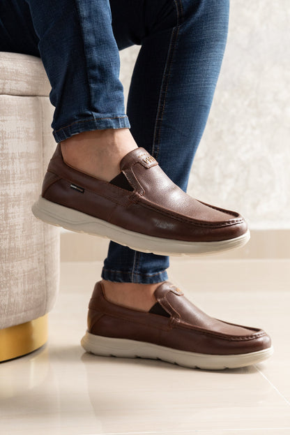 MOCASIN PARA HOMBRE EN CUERO CAFE | REF MISSOURI