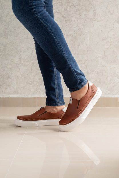MOCASIN PARA HOMBRE EN CUERO MIEL | REF PHILADELPHIA