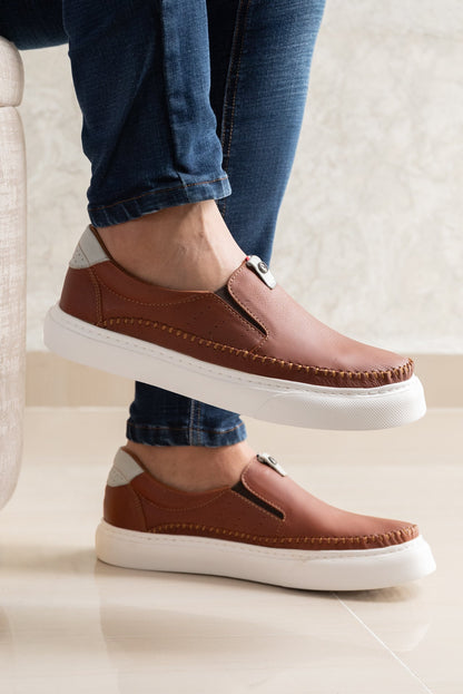 MOCASIN PARA HOMBRE EN CUERO MIEL | REF PHILADELPHIA