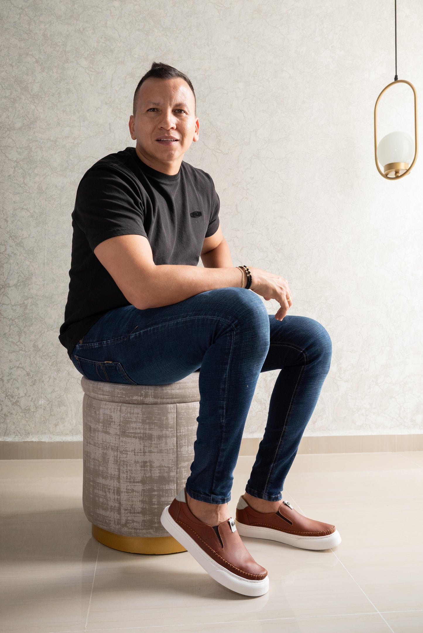 MOCASIN PARA HOMBRE EN CUERO MIEL | REF PHILADELPHIA