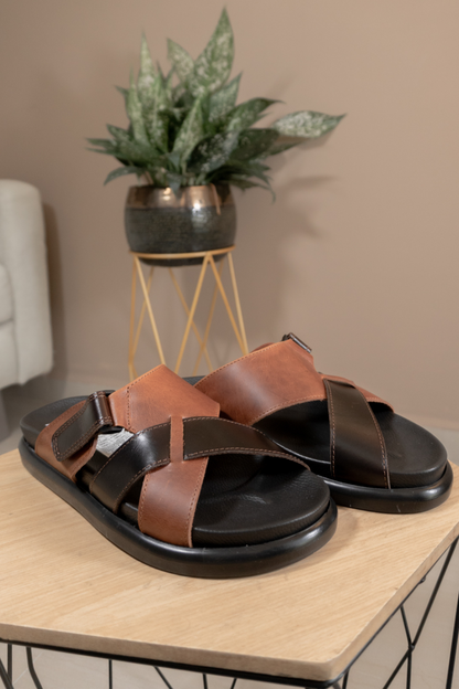 SANDALIAS PEDRO EN CUERO PARA HOMBRE