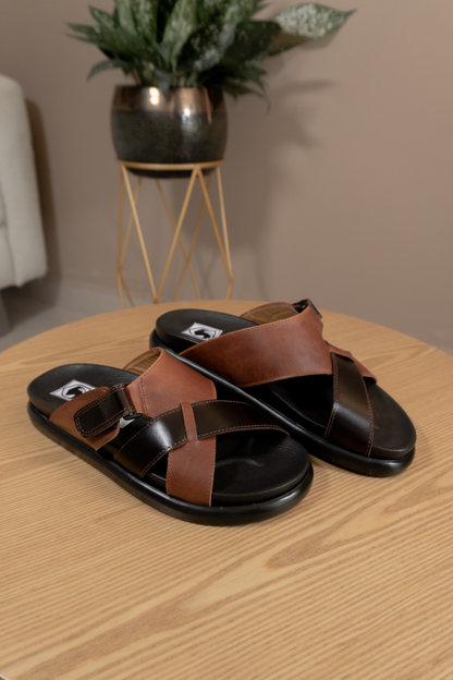 SANDALIAS PEDRO EN CUERO PARA HOMBRE