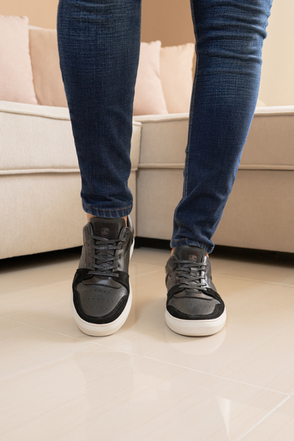 TENIS PARA HOMBRE EN CUERO NEGRO REF: HILLVALLEY