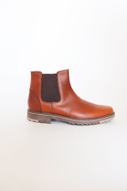 BOTAS CHELSEA STAMFORD DE CUERO MIEL PARA HOMBRE / REF: VRO 2142