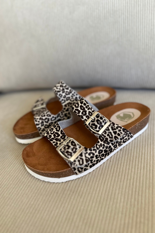 SANDALIAS PARA DAMA EN CUERO DE PIEL REF: LEOPARD LUXE