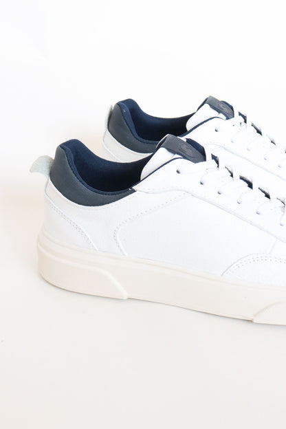 TENIS MARCO DE CUERO PARA HOMBRE BLANCO/ REF: CLCK 2012