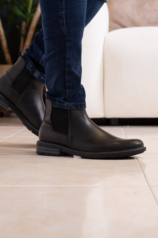 BOTAS CHELSEA PARA HOMBRE EN CUERO NEGRO | REF: STAMFORD 1900