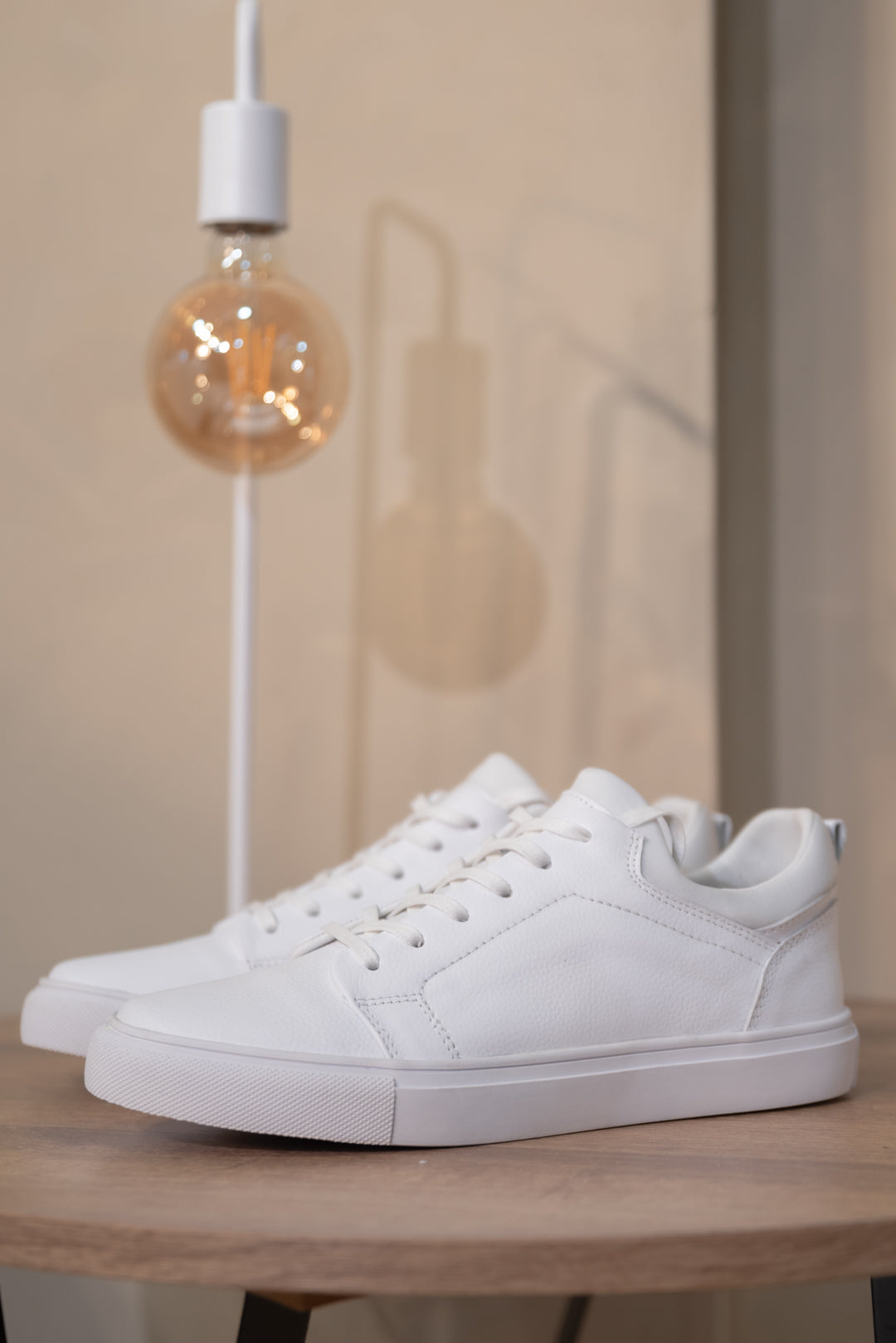 TENIS PARA HOMBRE EN CUERO BLANCO HANS / REF579