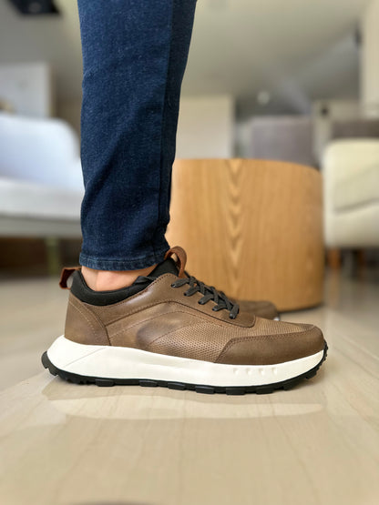 SNEAKERS OLIVER PARA HOMBRE BEIGE|REF: SPN 3050