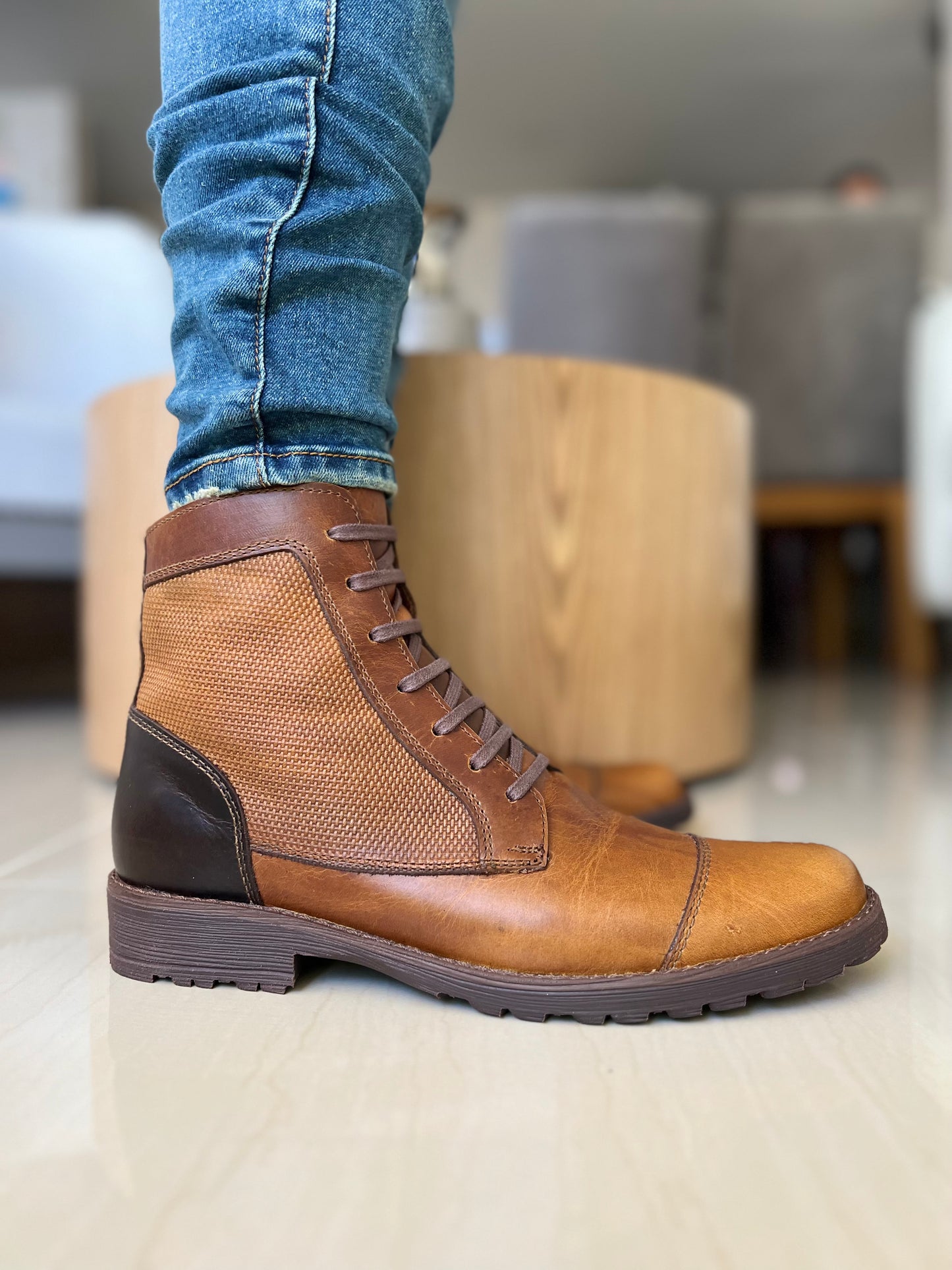 BOTAS BALDUR DE CUERO MIEL PARA HOMBRE | REF: VRO9879