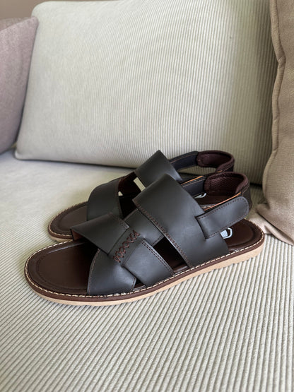 SANDALIA PARA HOMBRE EN CUERO CEFE | REF: JOSE 027
