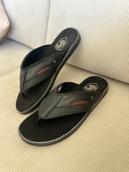 SANDALIA 3 PUNTADAS PARA HOMBRE EN CUERO NEGRAX COÑAC | REF:  MILAN 425