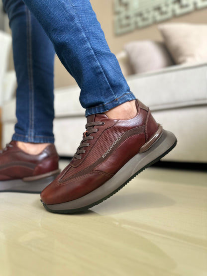 TENIS PARA HOMBRE EN CUERO COÑAC | REF VERMONT