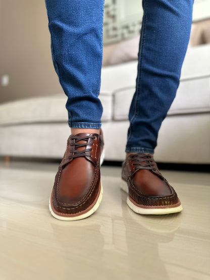 ZAPATOS EN CUERO MIEL PARA HOMBRE | REF LACAZETTE