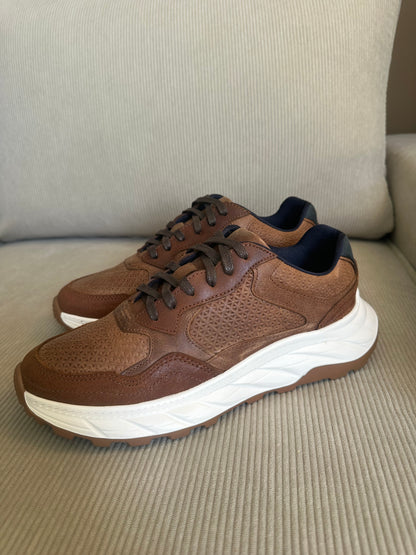 TENIS PARA HOMBRE EN CUERO CREMA | REF TINJACA