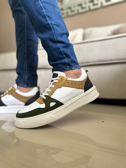 TENIS PARA HOMBRE EN CUERO BLANCO | REF IOWA