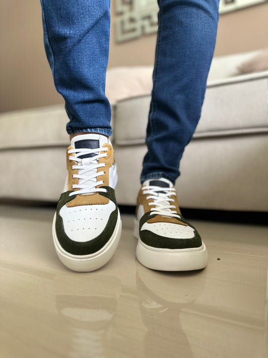 TENIS PARA HOMBRE EN CUERO BLANCO | REF IOWA