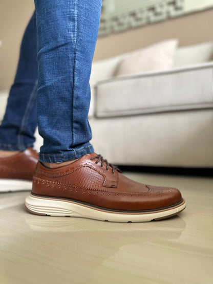 ZAPATOS PARA HOMBRE EN CUERO MIEL | REF BOLIVAR TR
