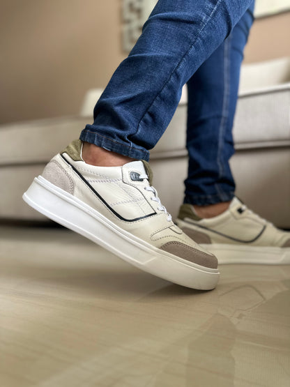 TENIS PARA HOMBRE EN CUERO BLANCO | REF OKLAHOMA