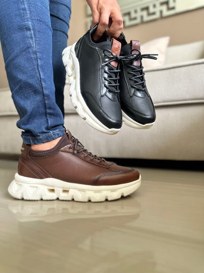 TENIS PARA HOMBRE EN CUERO COÑAC | REF OREGÓN 402
