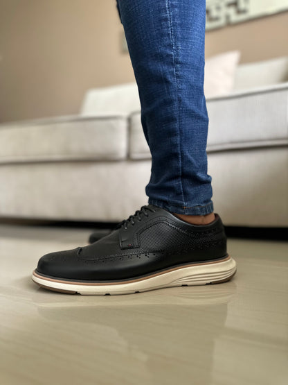 ZAPATOS PARA HOMBRE EN CUERO NEGRO | REF BOLIVAR TR