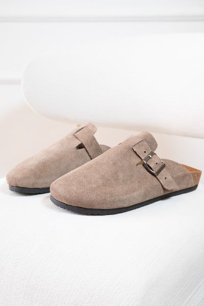 ZUECO PARA HOMBRE EN CUERO CARNAZA ARENA | REF: RAVELLO 77
