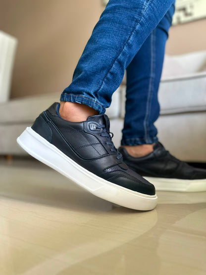 TENIS PARA HOMBRE EN CUERO AZUL | REF OKLAHOMA
