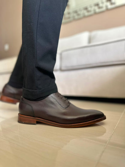 ZAPATO ELEGANTE PARA HOMBRE EN CUERO CAFE | REF WASHINGTON