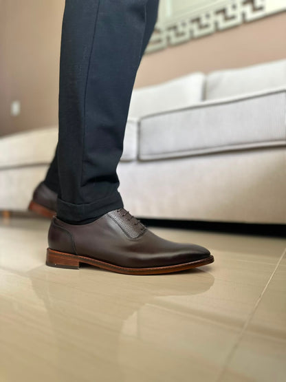 ZAPATO ELEGANTE PARA HOMBRE EN CUERO CAFE | REF WASHINGTON