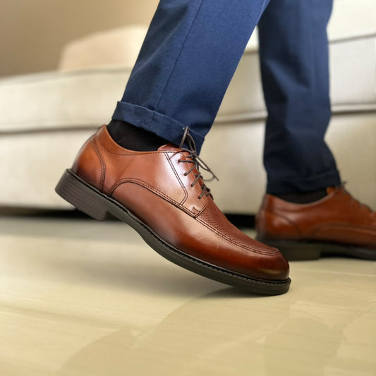 ZAPATO PARA HOMBRE EN CUERO MIEL | REF  BAITSI