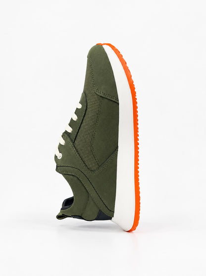 TENIS PARA HOMBRE EN CUERO VERDE | REF SAHARA