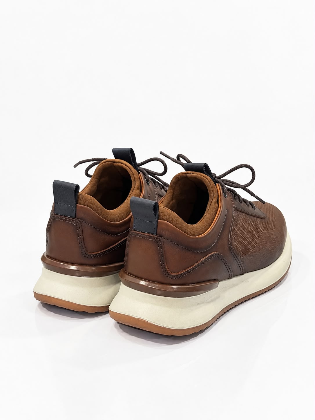 TENIS PARA HOMBRE EN CUERO MIEL | REF BROOKLYN B-91