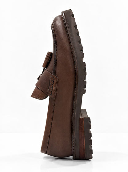 LOAFERS PARA HOMBRE EN CUERO MARRON | REF MONACO 716